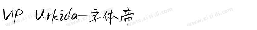 VIP Urkida字体转换